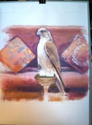 acrylic sketch